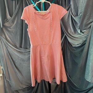 Between Striped Pink Kids Dress